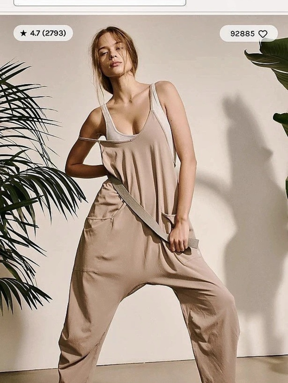 Free People Hot Shot Onesie Mocha Size Medium